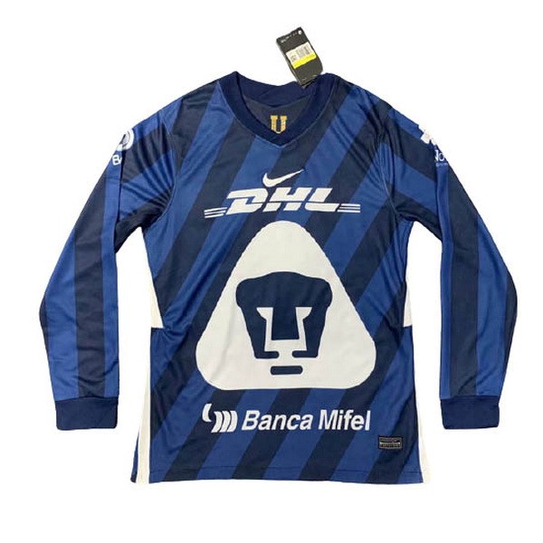 Tailandia Camiseta UNAM Pumas ML Replica Segunda Ropa 2020/21 Azul